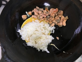 鮭とレタスのバター醤油チャーハンのレシピ、その8