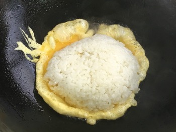 梅としらすの和風のチャーハンのレシピ、その5