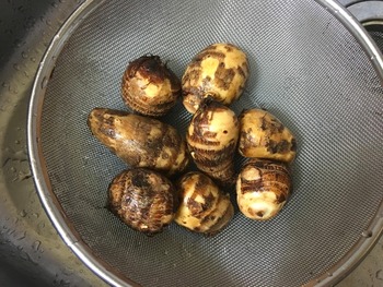 里芋の煮物のレシピ、その1