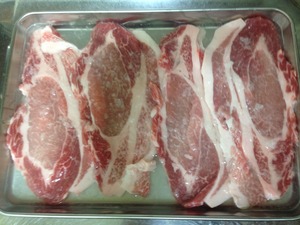 豚の生姜焼きの調理、その１