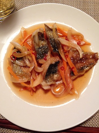 アジの南蛮漬け