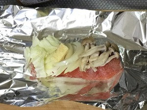 鮭のホイル焼きのレシピ、その5
