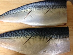 サバの味噌煮の調理、その2