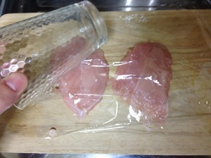 チキン南蛮の調理、その1