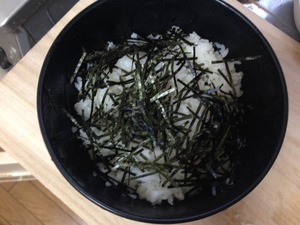 海苔おかか丼のレシピ、その２