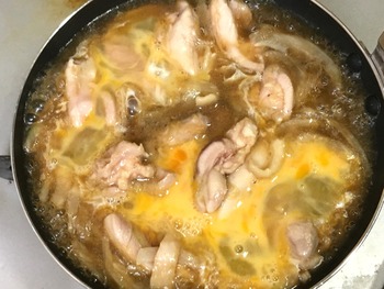 親子丼のレシピ、その5