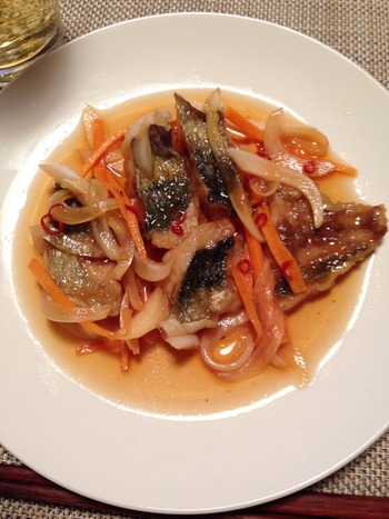 アジの南蛮漬け