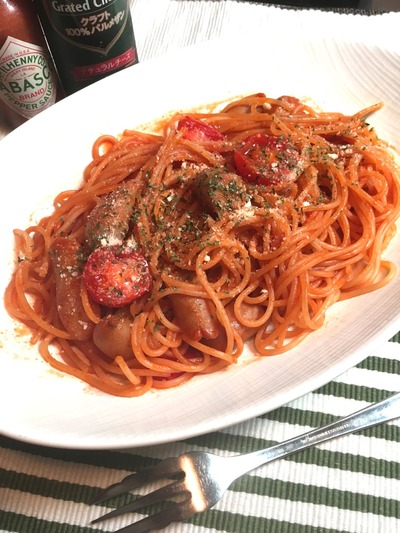 簡単なナポリタンのレシピ