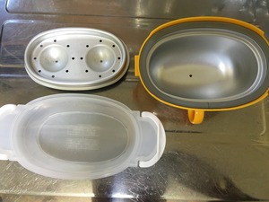 電子レンジゆで卵調理器、その1