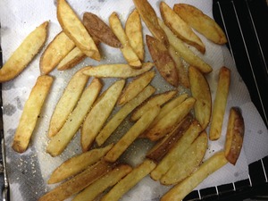 フライドポテトの調理、その6