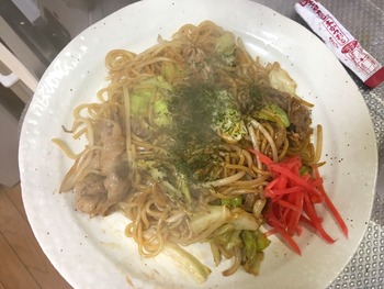 ソース焼きそばのレシピ、その8