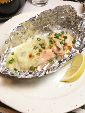 鮭のホイル焼き