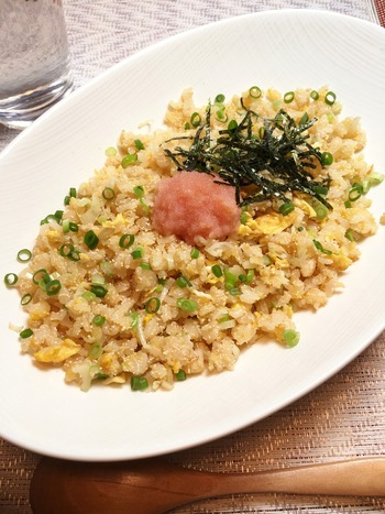 柚子こしょう風味のたらこチャーハンのレシピ