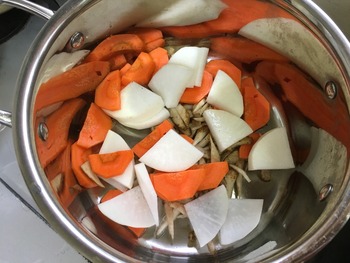 豚汁のレシピ、その４