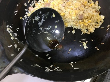 基本のチャーハンのレシピ、その7