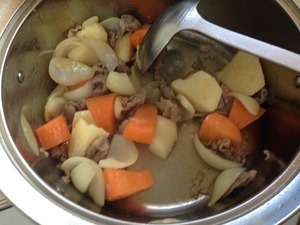 カレーの調理その２