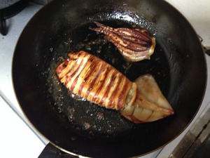イカの丸焼きのレシピ、その8