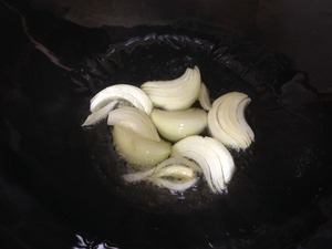 豚の生姜焼きの調理、その３