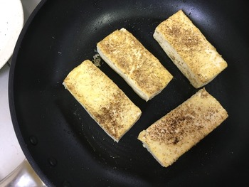 きのこソースの豆腐ステーキのレシピ、その7