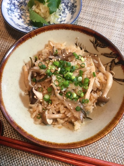 きのこの炊き込みご飯のレシピ