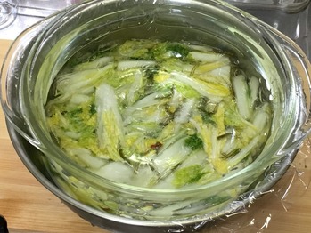 白菜の浅漬けのレシピ、その7