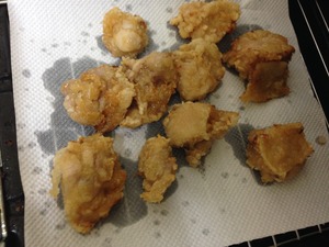 鶏のからあげの調理、その６