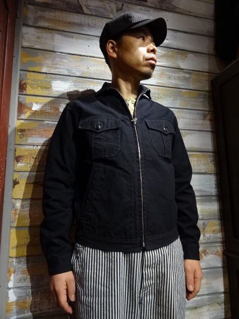 フリーホイーラーズ スピードデーモン 【36】コットンダック ドライフィニッシュ ディープネイビー FREEWHEELERS \u0026 CO. [\"SPEED DEMON\" SUPERIOR LEATHER TOGS