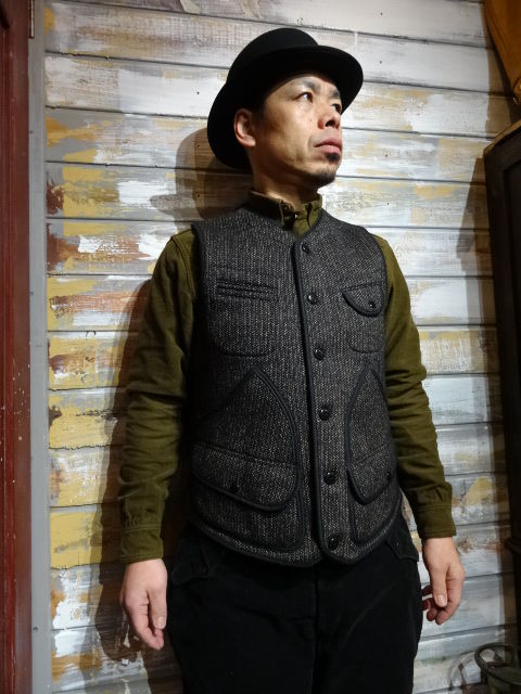 New!FREEWHEELERS ”Bridgeport” HUNTING VEST : OLD New!FREEWHEELERS ”Bridgeport” HUNTING VEST : OLD