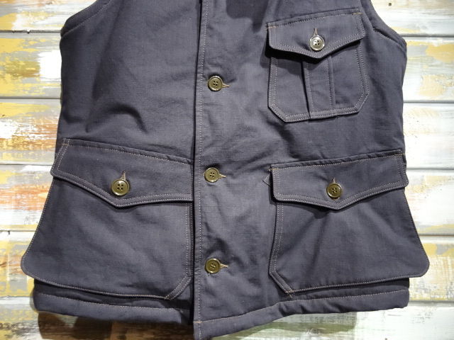 New! FREEWHEELERS ”Air Crew Attached Hood Vest” 2色 New! FREEWHEELERS ”Air Crew Attached Hood Vest” 2色