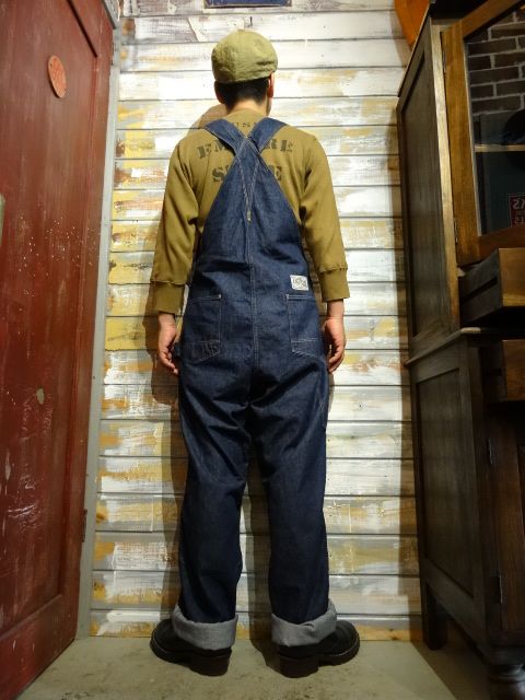 New！ FREEWHEELERS ”LABORER” OVERALLS （10oz DENIM