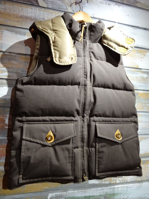 COLIMBO ”CLIMBER'S DOWN VEST” : OLD STAND UP
