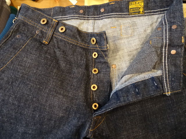 New! TROPHY CLOTHING 1602 ”SEMI DRESS DENIM TROUSERS New! TROPHY CLOTHING 1602 ”SEMI DRESS DENIM TROUSERS
