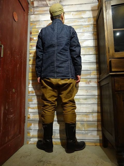 New！ FREEWHEELERS ”GOLDEN SPIKE” WORK COAT （11oz INDIGO DENIM