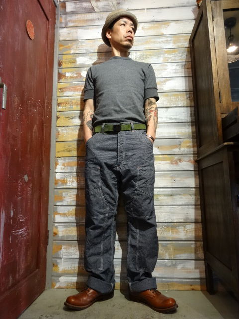 New! FREEWHEELERS ”DERRICKMAN OVERALLS” (INDIGO PINSTRIPE New! FREEWHEELERS ”DERRICKMAN OVERALLS” (INDIGO PINSTRIPE