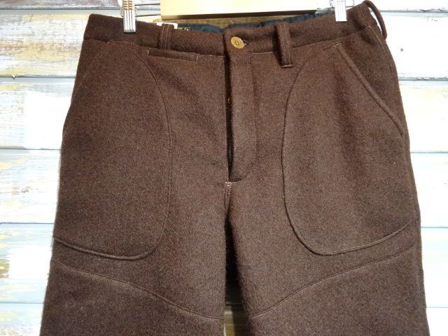 New！ FREEWHEELERS ”Banger” TROUSERS DARK BROWN : OLD 