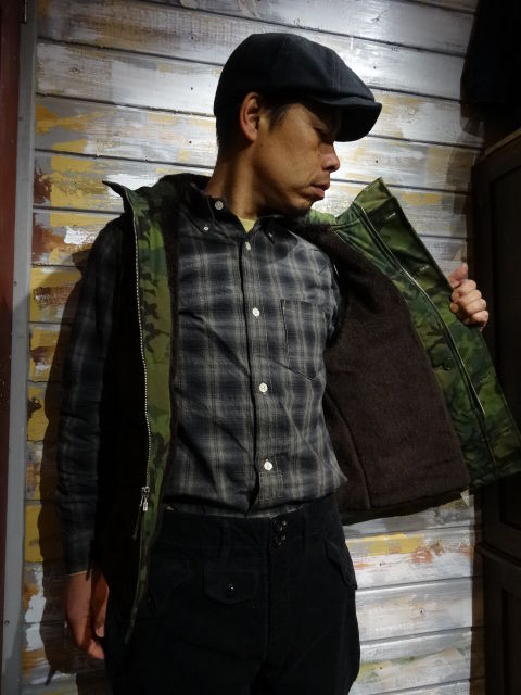 New!FREEWHEELERS ”AIR CREW ATTACHED HOOD VEST” : OLD New!FREEWHEELERS ”AIR CREW ATTACHED HOOD VEST” : OLD