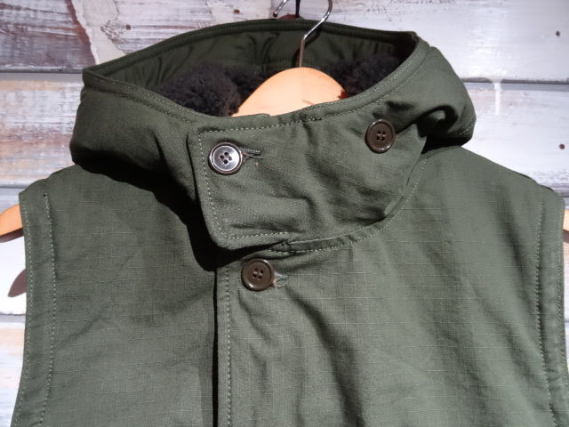 New! FREEWHEELERS ”Air Crew Attached Hood Vest” 2色 New! FREEWHEELERS ”Air Crew Attached Hood Vest” 2色