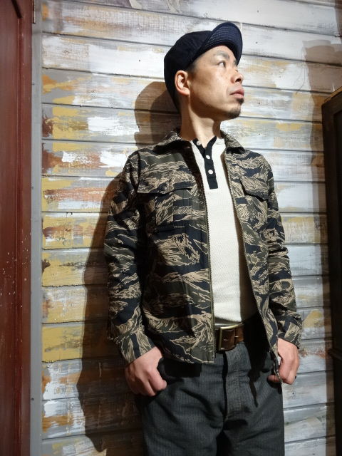 New！TROPHY CLOTHING ”Tigerstripe Fatigue Jacket” TIGER