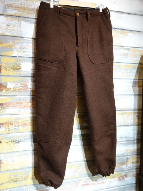 New！ FREEWHEELERS ”Banger” TROUSERS DARK BROWN : OLD 