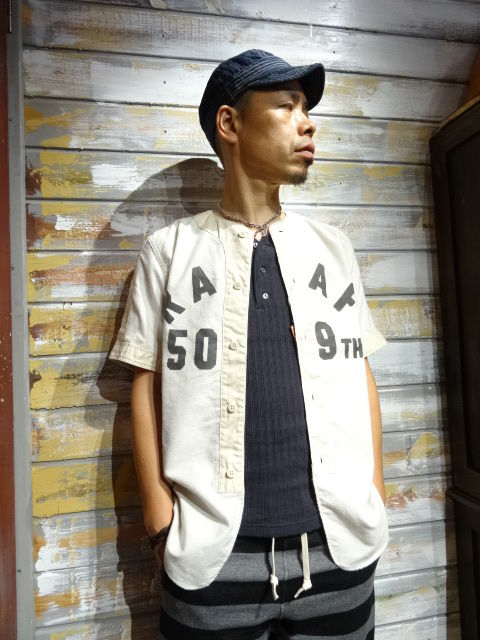 New！ FREEWHEELERS ”Roswell Army Air Field” BASEBALL SHIRTS 2色