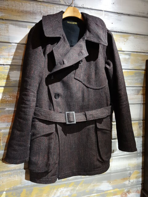 New! FREEWHEELERS ”Lindbergh” OVERCOAT : OLD STAND UP