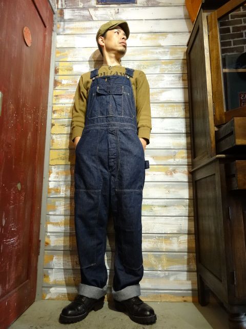 フリーホイーラーズ　オーバーオール New！ FREEWHEELERS ”LABORER” OVERALLS （10oz DENIM
