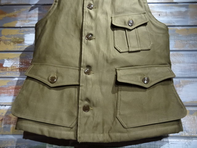 New! FREEWHEELERS ”AIR CREW ATTACHED HOOD VEST” 2色 New! FREEWHEELERS ”AIR CREW ATTACHED HOOD VEST” 2色