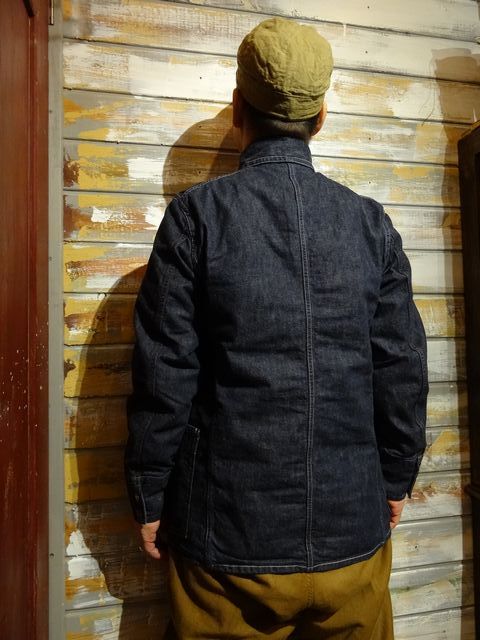 New！ FREEWHEELERS ”GOLDEN SPIKE” WORK COAT （11oz INDIGO DENIM