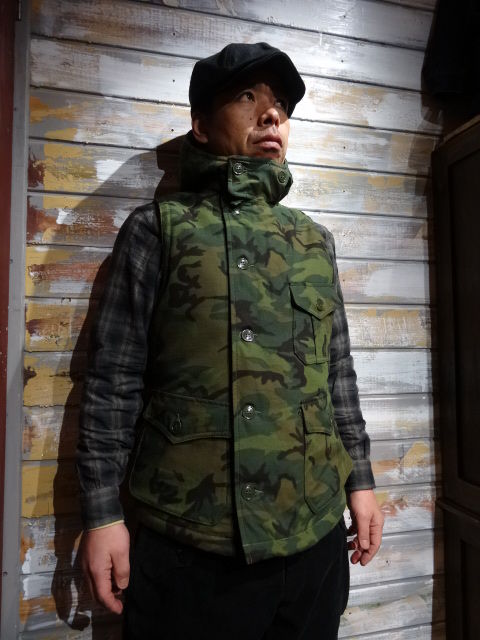 New!FREEWHEELERS ”AIR CREW ATTACHED HOOD VEST” : OLD New!FREEWHEELERS ”AIR CREW ATTACHED HOOD VEST” : OLD