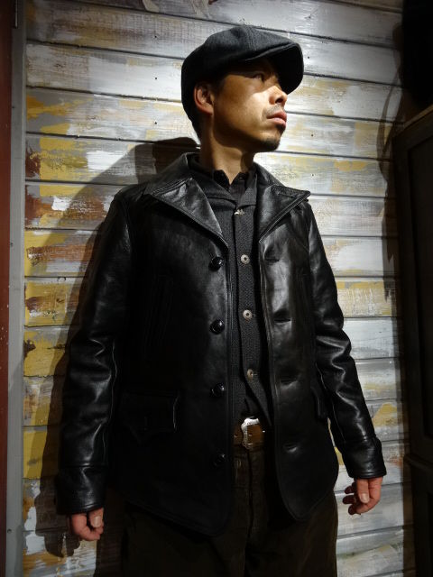 New！ FREEWHEELERS ”SWITHYARD COAT” HORSE HIDE : OLD
