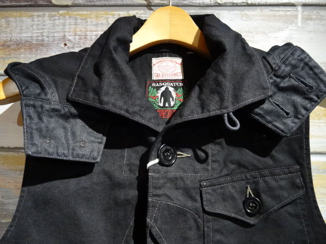 New! FREEWHEELERS ”SASQUATCH” SLEEVELESS COAT : OLD New! FREEWHEELERS ”SASQUATCH” SLEEVELESS COAT : OLD