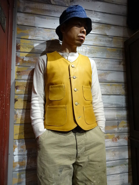 New！COLIMBO ”Eldridge Vest” DEER SKIN : OLD STAND UP 