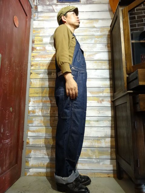 ◎10月末で出品取り止め!フリーホイーラーズのオーバーオール/W32×L34 New! FREEWHEELERS ”LABORER” OVERALLS (10oz DENIM