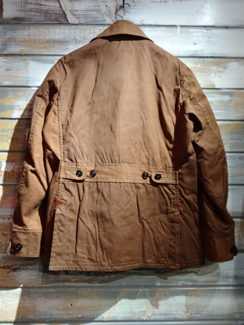 新商品 COLIMBO ”リーファー・コート” パラフィン加工 : OLD 